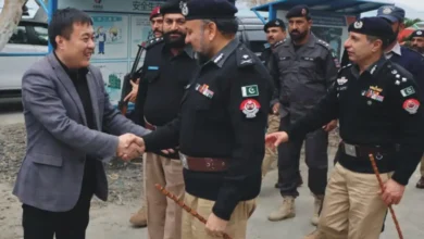 آئی جی کے پی کا تربیلہ غازی ٹنل V پراجیکٹ سائٹ کے دورہ پر سیکیورٹی جائزہ