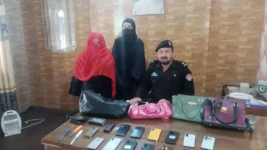 ہری پور میں موبائل فونز اور ہینڈ بیگز چوری کرنے والا گروہ گرفتار