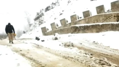 بونیر میں مسلسل بارش اور برف باری، سردی کی شدت میں اضافہ