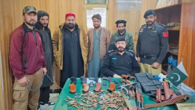 مانسہرہ میں بھتہ خور گروہ اسلحہ سمیت گرفتار