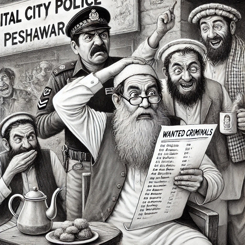 پشاور پولیس نے معزز شہریوں کو اشتہاری بنا کر اصل مجرموں کو آزاد چھوڑ دیا