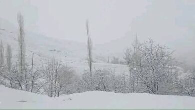 وادی کھوت، تورکھو اپر چترال میں اپریل کے اختتام پر برفباری کا سلسلہ جاری