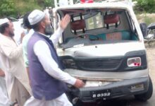 شانگلہ کے علاقہ بشام میرہ میں سوزکی اور موٹر کار کے تصادم میں 4 افراد زخمی