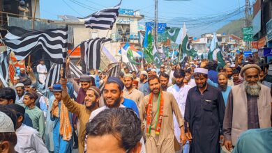 بٹگرام میں پاک فوج کے حق میں عوامی ریلی، بھارتی جارحیت کے خلاف یکجہتی کا اظہار